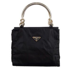 SOLD Authentic Prada Black Tessuto Nylon Handbag